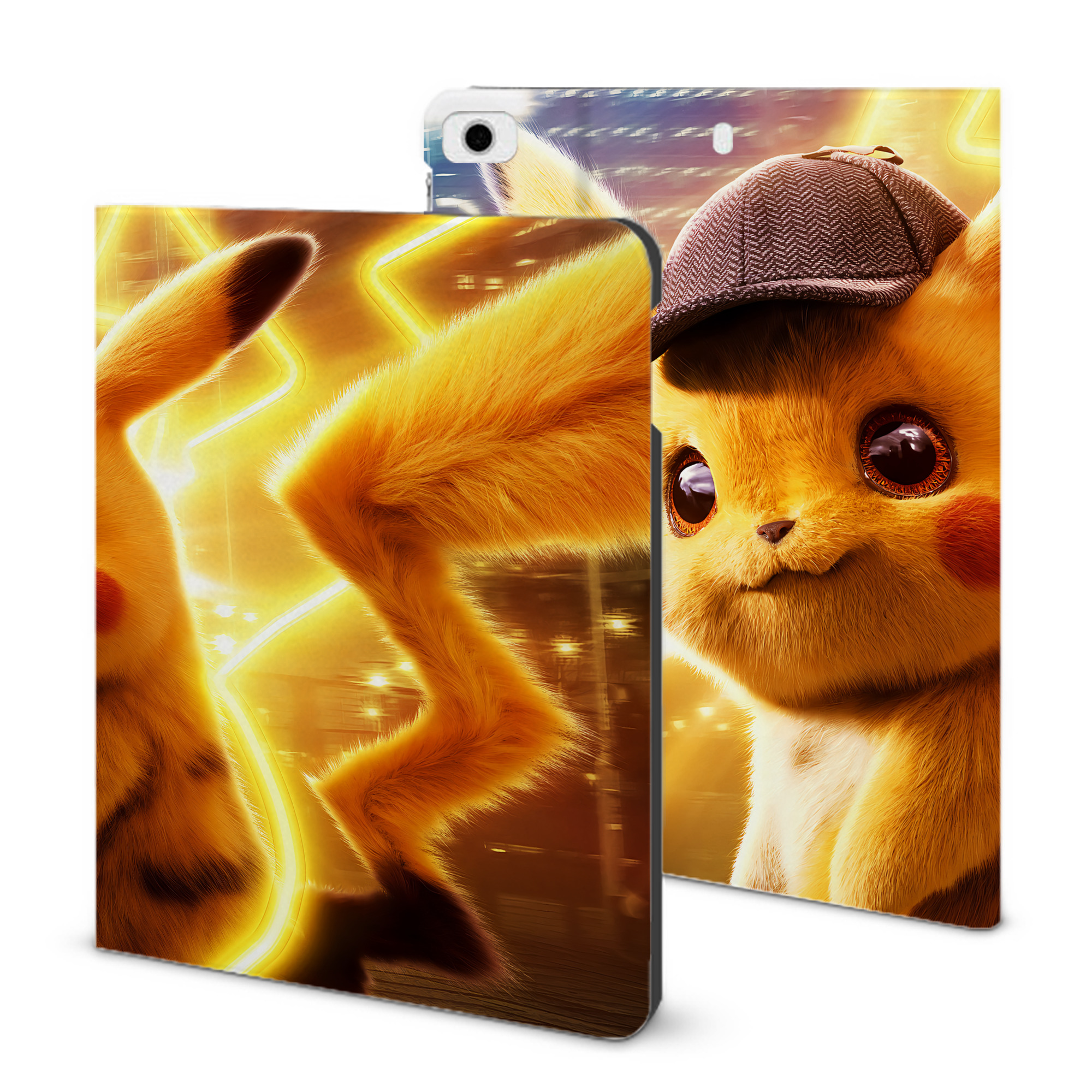 （画像用） ポケットモンスター Pokémon IPad ケース ブック型 PUレザー TPU 耐衝撃 軽量 薄型 ペン収納なし 全面保護 IPad 各モデル対応